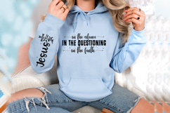 In the silence in the questioning in Sleeve SVG Design Product Image 3
