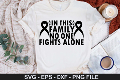 Breast Cancer SVG Design - Friends don't let friends fight Product Image 5