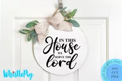 We Serve The Lord Svg Bible Quotes Svg Christian Quotes Svg Product Image 1