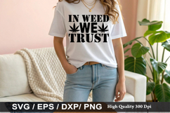 Weed SVG Design - Just Chillin With Mary Jane Product Image 2