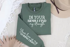 In Your Arms I Find Sleeve SVG, Mother's Day SVG Design Product Image 3