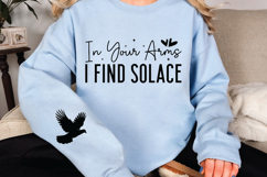 In your arms I find solace Sleeve SVG Design Product Image 2