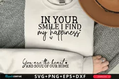 In Your Smile Sleeve SVG, Mother's Day SVG Design Product Image 1