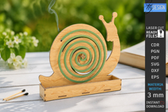 Mosquito Coil Holder Laser Cut | Incense Coil Stand | Patio Product Image 1