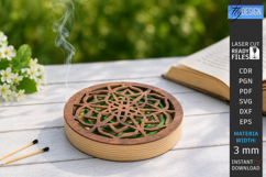 Mosquito Coil Holder Laser Cut | Incense Coil Stand | Patio Product Image 1