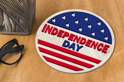 Independence Day Round Wall Panel Product Image 2