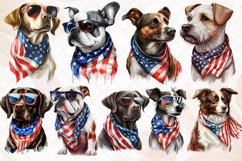 Independence Day Dog Watercolor Sublimation Product Image 2