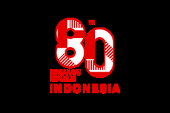 Independence day of indonesia 80th logo concept Product Image 2