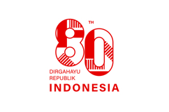 Independence day of indonesia 80th logo concept Product Image 1