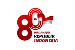 Independence day of indonesia 80th logo design Product Image 1