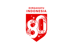 Independence day of indonesia 80th logo vector Product Image 1