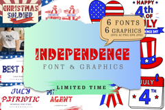 Independence Day Font &amp; Graphics Product Image 1