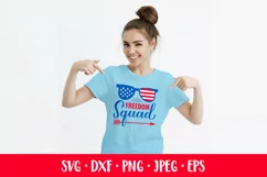 Freedom squad. Fourth of July quote. American Patriotic SVG Product Image 2
