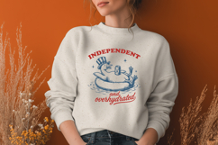 Independent and Overhydrated SVG, Funny 4th of July Goose Product Image 3