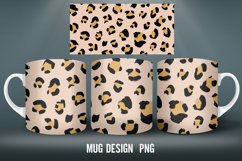 Leopard Pattern Mug Wrap Sublimation Designs Product Image 4