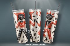 3D Christmas Tumbler Wrap Sublimation Design Product Image 5
