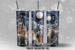 Winter Tumble Wrap Sublimation Designs |Tumble Wrap PNG Product Image 3