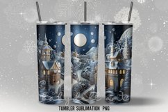Winter Tumble Wrap Sublimation Designs |Tumble Wrap PNG Product Image 4