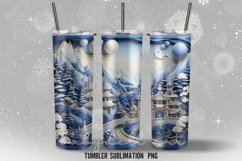 3D Christmas Tumble Sublimation Designs Product Image 2