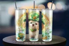 adorable St. Patrick's Day puppy