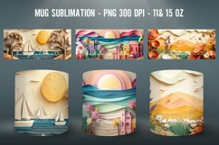 3D Mug Wrap Sublimation Designs|6 Mug Wrap Designs Product Image 3