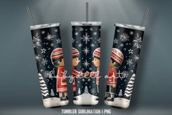Christmas Tumbler Wrap Sublimation Design | Tumbler Wrap PNG Product Image 4