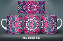 Abstract Boho Mug Wrap Sublimation Designs|Mug Wrap Product Image 5
