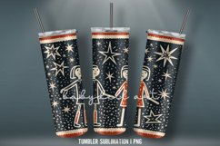 Christmas Tumbler Wrap Sublimation Design | Tumbler Wrap PNG Product Image 6