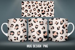Leopard Pattern Mug Wrap Sublimation Designs Product Image 3