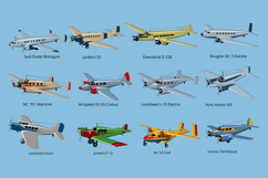 Vintage Civil Aircrafts Bundle Product Image 3