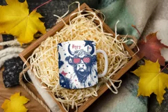 4th of July Mug Sublimation Design - Patriotic Cows Product Image 6