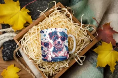 4th of July Mug Sublimation Design - Patriotic Dogs Product Image 6