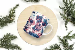 4th of July Mug Sublimation Design - Patriotic Dogs Product Image 8