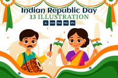 13 India Republic Day Illustration Product Image 1