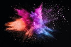 Indian Holi festival color powder explosion background Product Image 1