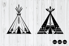 Indian Teepee SVG, Teepee SVG, Tent SVG Product Image 1