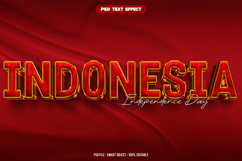 Indonesia 3D editable text effect Product Image 1