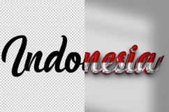 Indonesia 3D editable text effect Product Image 2