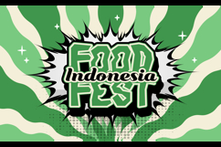 Indonesia food festival 3d cartoon banner and poster templat Product Image 2