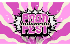 Indonesia food festival 3d cartoon banner and poster templat Product Image 1