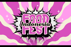 Indonesia food festival 3d cartoon banner and poster templat Product Image 2