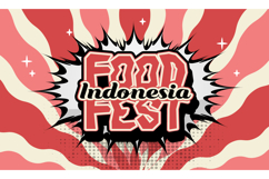 Indonesia food festival 3d cartoon banner and poster templat Product Image 1