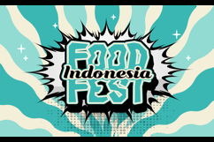 Indonesia food festival 3d cartoon banner and poster templat Product Image 2
