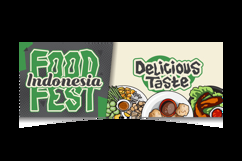 Indonesia food festival campaign banner and poster template Product Image 2