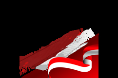 Indonesia holiday twibbon background template concept Product Image 2