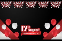 Indonesia independence day greeting banner template design Product Image 2