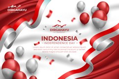 Indonesian Independence Day Landscape Banner Template Product Image 1