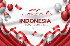 Indonesian Independence Day Landscape Banner Product Image 1