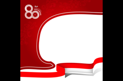 Indonesian independence day social media poster twibbon temp Product Image 2