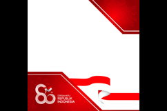Indonesian independence day social media poster twibbon temp Product Image 2
